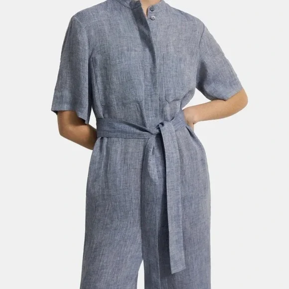 THEORY Patch Pocket Jumpsuit - Picture 2 of 8